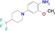 2-Methoxy-4-(4-(trifluoromethyl)piperidin-1-yl)aniline