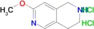 7-Methoxy-1,2,3,4-tetrahydro-[2,6]naphthyridine dihydrochloride