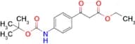 3-(4-tert-Butoxycarbonylamino-phenyl)-3-oxo-propionic acid ethyl ester