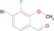 4-Bromo-3-fluoro-2-methoxy-benzaldehyde
