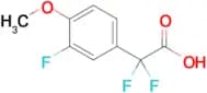 2,2-Difluoro-2-(3-fluoro-4-methoxyphenyl)acetic acid
