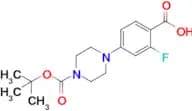 4-(4-(Tert-butoxycarbonyl)piperazin-1-yl)-2-fluorobenzoic acid