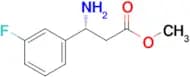 Methyl (r)-3-amino-3-(3-fluorophenyl)propanoate