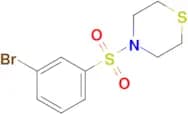 4-((3-Bromophenyl)sulfonyl)thiomorpholine