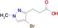3-(4-Bromo-1-methyl-1H-pyrazol-3-yl)propanoic acid