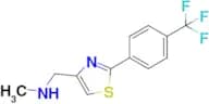 N-methyl-1-(2-(4-(trifluoromethyl)phenyl)thiazol-4-yl)methanamine