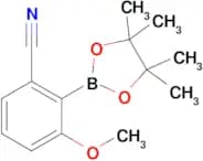3-Methoxy-2-(4,4,5,5-tetramethyl-1,3,2-dioxaborolan-2-yl)benzonitrile