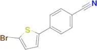 4-(5-Bromothiophen-2-yl)benzonitrile