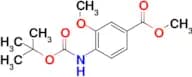 Methyl 4-((tert-butoxycarbonyl)amino)-3-methoxybenzoate