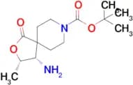 (3S,4S)-tert-Butyl 4-amino-3-methyl-1-oxo-2-oxa-8-azaspiro[4.5]decane-8-carboxylate