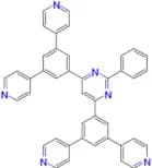 4,6-Bis(3,5-di(pyridin-4-yl)phenyl)-2-phenylpyrimidine