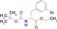 (R)-Ethyl 3-(3-bromophenyl)-2-((tert-butoxycarbonyl)amino)propanoate