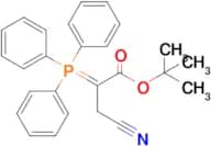 Tert-Butyl 3-cyano-2-(triphenylphosphoranylidene)propanoate