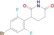 3-(4-Bromo-2,6-difluorophenyl)piperidine-2,6-dione