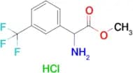 Methyl 2-amino-2-(3-(trifluoromethyl)phenyl)acetate hydrochloride