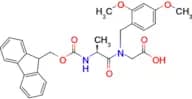 N-((((9H-fluoren-9-yl)methoxy)carbonyl)-L-alanyl)-N-(2,4-dimethoxybenzyl)glycine