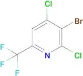 3-Bromo-2,4-dichloro-6-(trifluoromethyl)pyridine