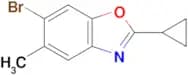 6-Bromo-2-cyclopropyl-5-methylbenzo[d]oxazole