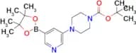 Tert-butyl 4-(5-(4,4,5,5-tetramethyl-1,3,2-dioxaborolan-2-yl)pyridin-3-yl)piperazine-1-carboxylate