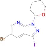 5-Bromo-3-iodo-1-(tetrahydro-2H-pyran-2-yl)-1H-pyrazolo[3,4-b]pyridine