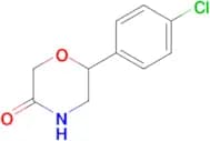 6-(4-Chlorophenyl)morpholin-3-one
