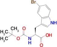 (S)-3-(5-bromo-1H-indol-3-yl)-2-((tert-butoxycarbonyl)amino)propanoic acid