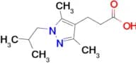 3-(1-Isobutyl-3,5-dimethyl-1H-pyrazol-4-yl)propanoic acid