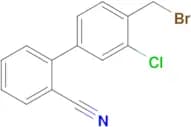 4'-(Bromomethyl)-3'-chloro-[1,1'-biphenyl]-2-carbonitrile
