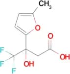 4,4,4-Trifluoro-3-hydroxy-3-(5-methylfuran-2-yl)butanoic acid