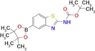 Tert-Butyl (5-(4,4,5,5-tetramethyl-1,3,2-dioxaborolan-2-yl)benzo[d]thiazol-2-yl)carbamate