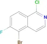 5-Bromo-1-chloro-6-fluoroisoquinoline