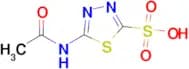 5-Acetamido-1,3,4-thiadiazole-2-sulfonic acid