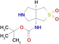 Tert-Butyl ((3aS,6aR)-2,2-dioxidohexahydro-1H-thieno[3,4-c]pyrrol-3a-yl)carbamate