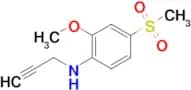 2-Methoxy-4-(methylsulfonyl)-N-(prop-2-yn-1-yl)aniline