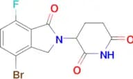 3-(4-Bromo-7-fluoro-1-oxoisoindolin-2-yl)piperidine-2,6-dione