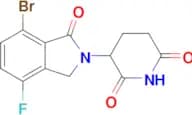 3-(7-Bromo-4-fluoro-1-oxoisoindolin-2-yl)piperidine-2,6-dione