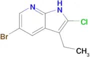 5-Bromo-2-chloro-3-ethyl-1H-pyrrolo[2,3-b]pyridine