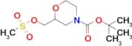 Tert-Butyl 2-(((methylsulfonyl)oxy)methyl)morpholine-4-carboxylate