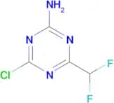 4-Chloro-6-(difluoromethyl)-1,3,5-triazin-2-amine