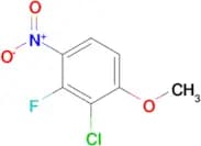 2-Chloro-3-fluoro-1-methoxy-4-nitrobenzene