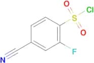 4-Cyano-2-fluorobenzenesulfonyl chloride