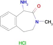 (S)-1-Amino-3-methyl-4,5-dihydro-1H-benzo[d]azepin-2(3H)-one hydrochloride
