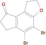 4,5-Dibromo-6,7-dihydro-1H-indeno[5,4-b]furan-8(2H)-one