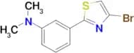 3-(4-Bromothiazol-2-yl)-N,N-dimethylaniline