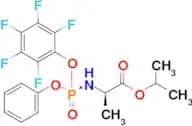 Isopropyl ((R)-(perfluorophenoxy)(phenoxy)phosphoryl)-D-alaninate
