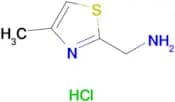 (4-Methylthiazol-2-yl)methanamine hydrochloride