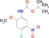 Tert-Butyl (4-fluoro-2-methoxy-5-nitrophenyl)carbamate
