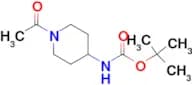 Tert-Butyl (1-acetylpiperidin-4-yl)carbamate
