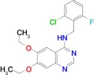 N-(2-chloro-6-fluorobenzyl)-6,7-diethoxyquinazolin-4-amine