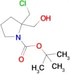 Tert-Butyl 2-(chloromethyl)-2-(hydroxymethyl)pyrrolidine-1-carboxylate